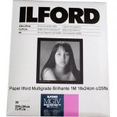 Papel Ilford Multigrade Brilhante 1M 18x24cm c/25fls
