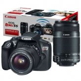 Canon Eos Rebel T6 Premium Kit Com 2 Lentes 18-55 E 55-250mm